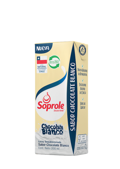 Leche chocolate blanco 200ml